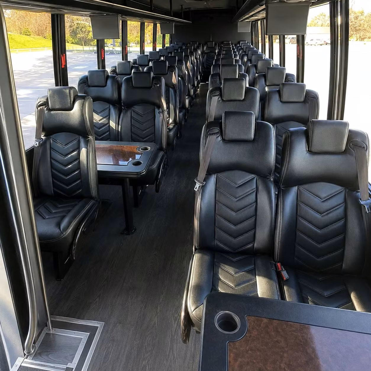 30 passenger minibus inside