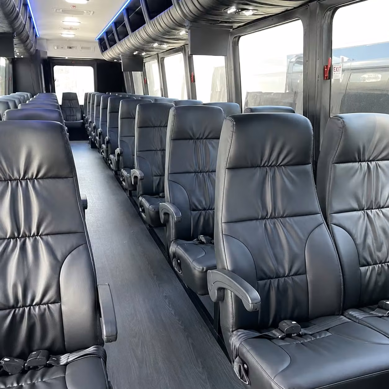 35 passenger minibus inside