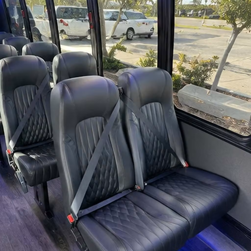 35 passenger minibus interior