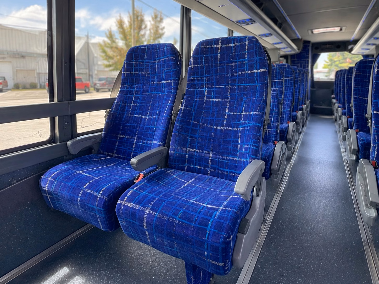 west covina charter bus interior